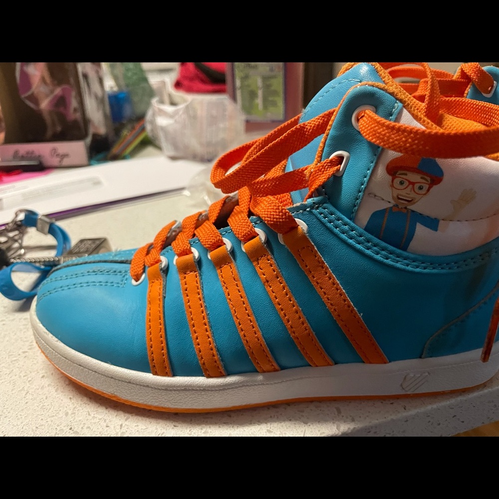 Blippi KSwiss hightops size 3 in kids